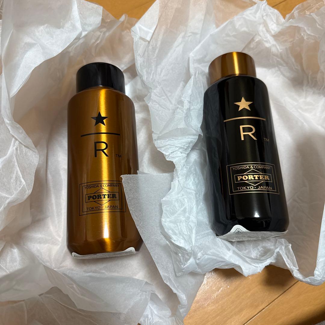 porter タンブラー ボトル セット ブラック カッパー スタバ