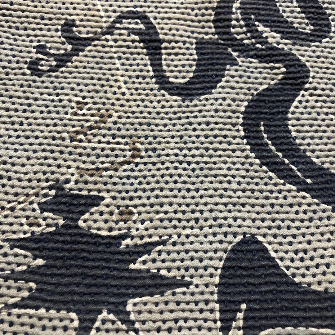 状態良好　刺し子　頭巾　刺子　火消し　消防　藍染め　明治　大正　昭和