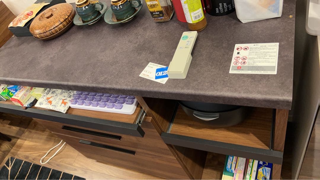 120cm幅 キッチン収納 日本製