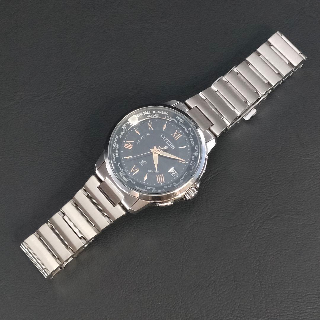 極美品　CITIZEN　シチズン　XC　グリーン　シルバー　ゴールド　ソーラー