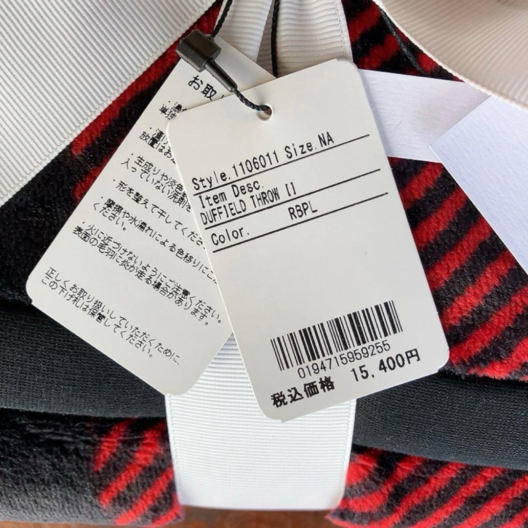 UGG新品ブランケット ミニ毛布 チェック 赤黒