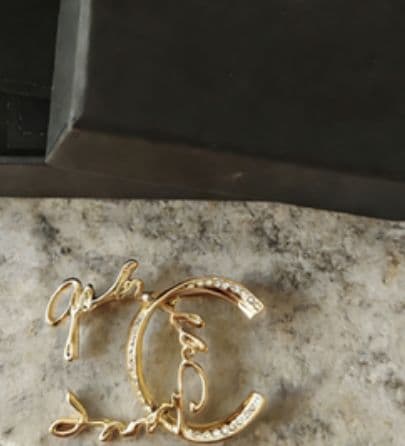 ☘️極美品☘️ CHANEL ダブルCロゴ ブローチ ゴールド