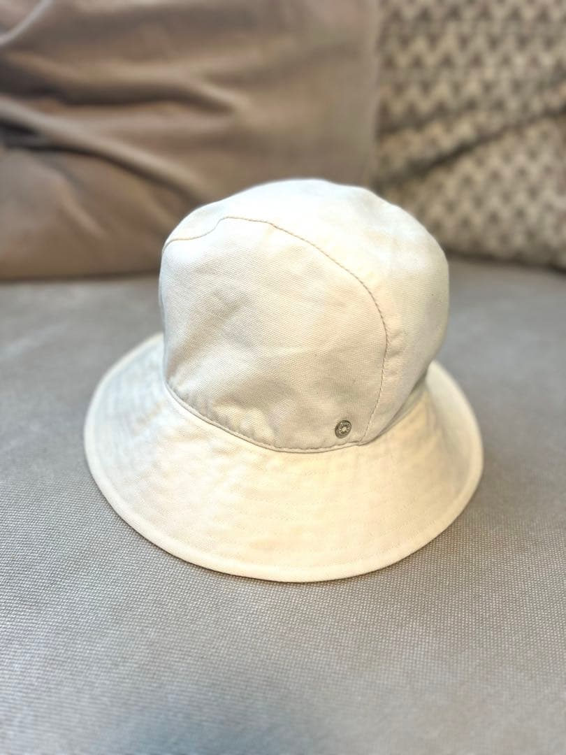 エルメス　ハット　ボブ　エレナ　アイボリー　58 hermes