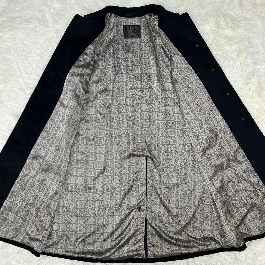 【極美品/L】バーバリー チェスターコート アウター カシミヤ100% Aライン
