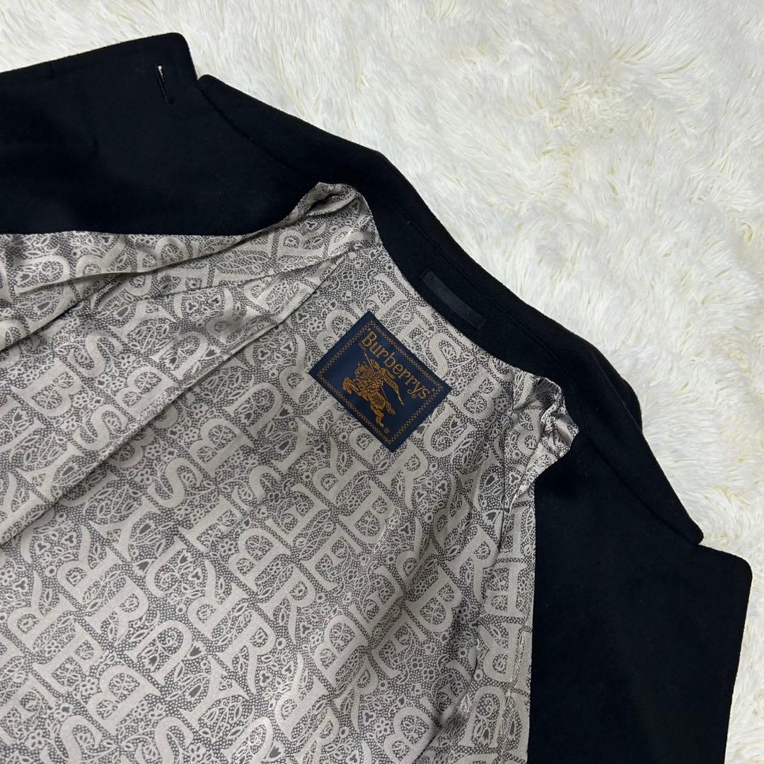 【極美品/L】バーバリー チェスターコート アウター カシミヤ100% Aライン