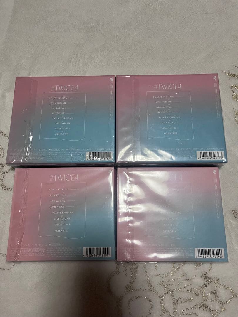 TWICE #TWICE4 初回限定盤Aと通常版セット クリアファイル付