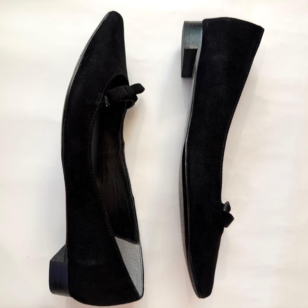 【美品】tsuru by mariko oikawa フラットシューズ黒36