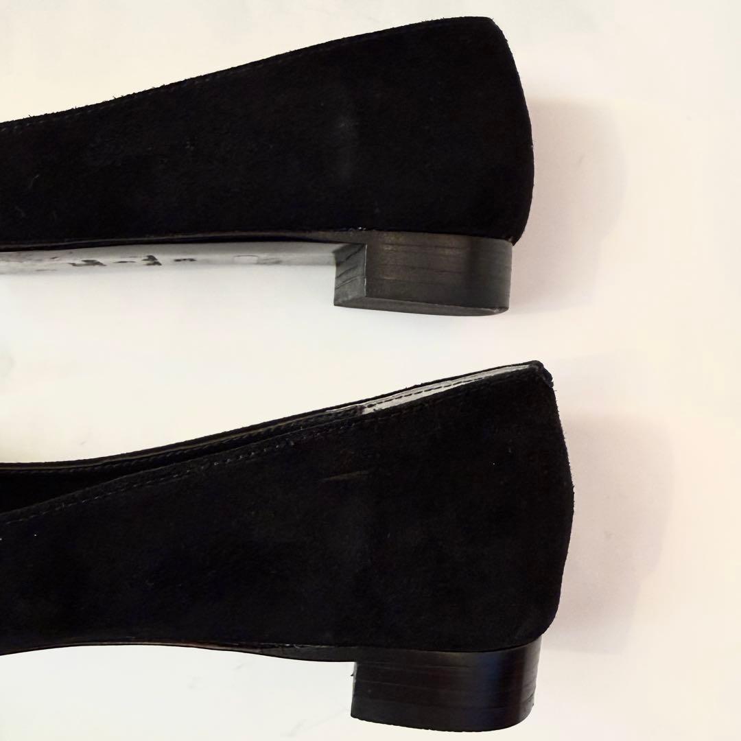 【美品】tsuru by mariko oikawa フラットシューズ黒36