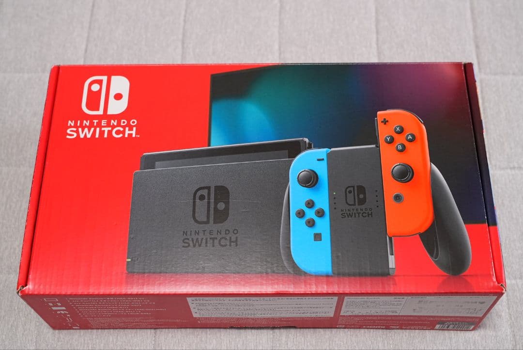 【美品】Nintendo Switch 青/赤 本体 HAD-S-KABAA