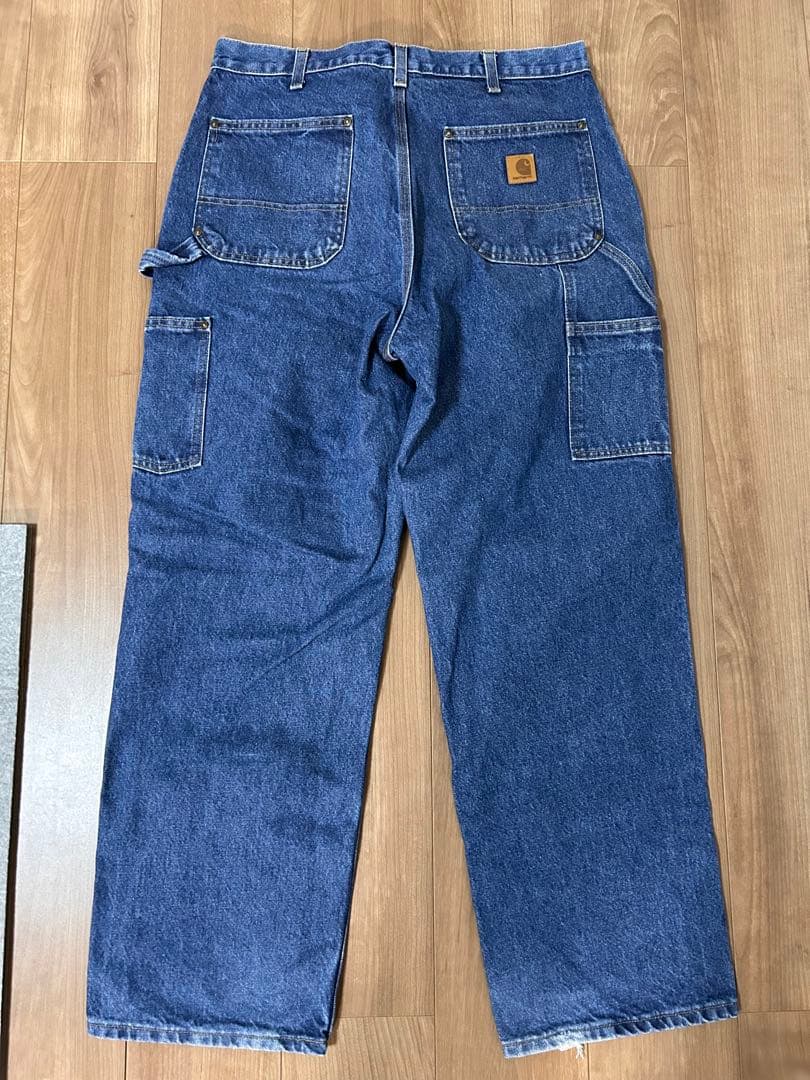 カーハート　ダブルニー　Carhartt 革パッチ