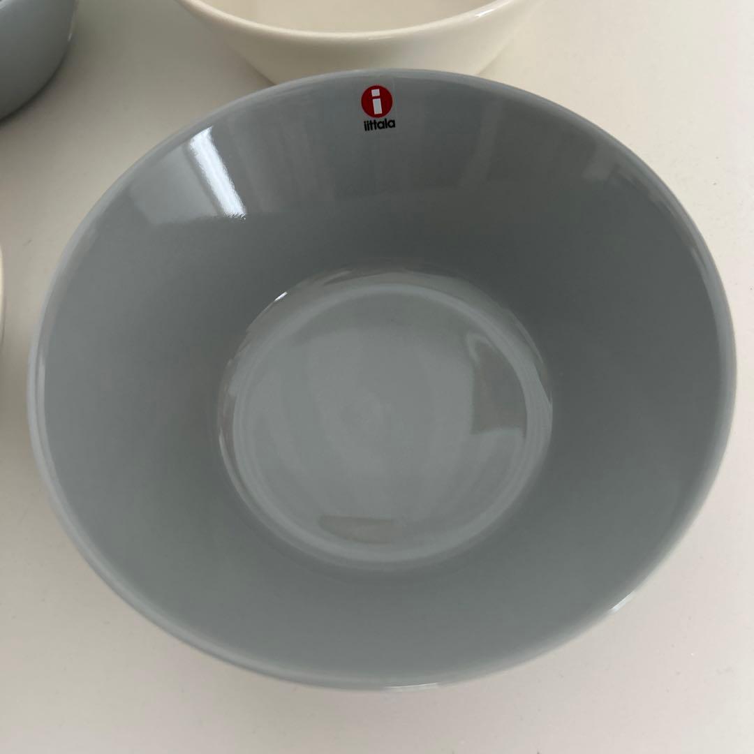 イッタラ ティーマ 15cm ボウル 4枚 ホワイト パールグレー