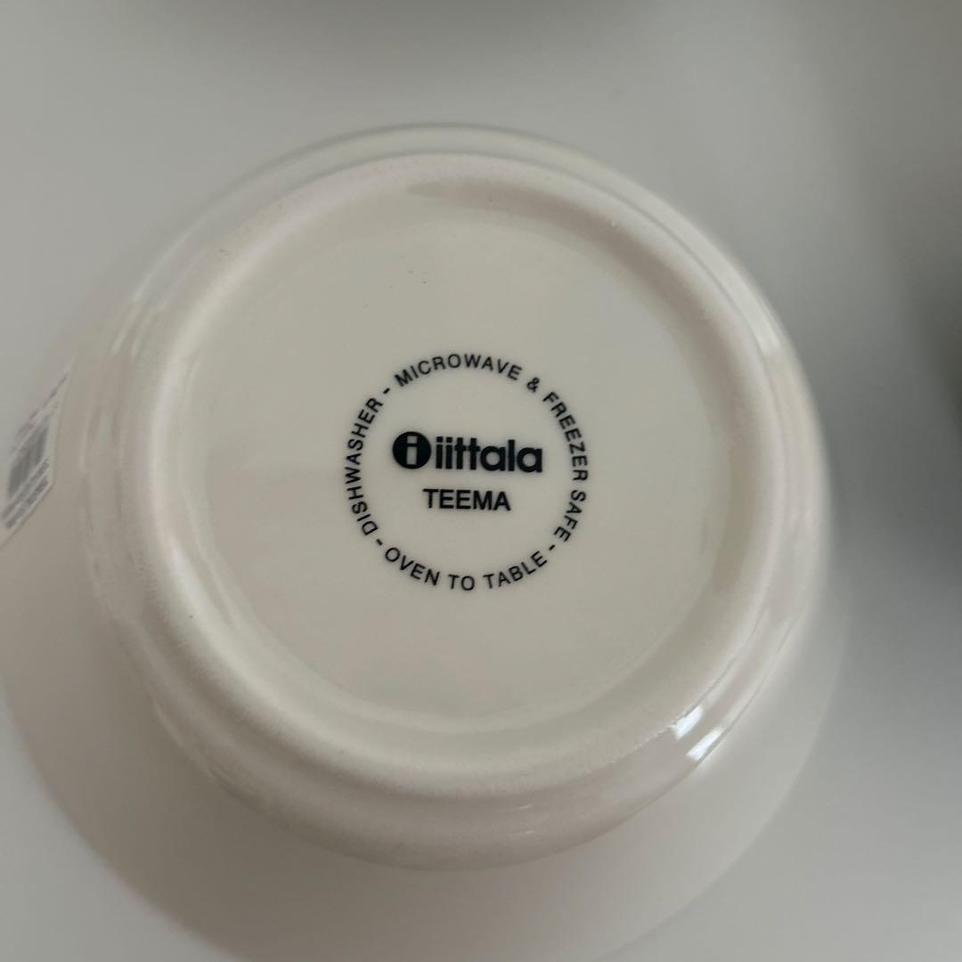 イッタラ ティーマ 15cm ボウル 4枚 ホワイト パールグレー