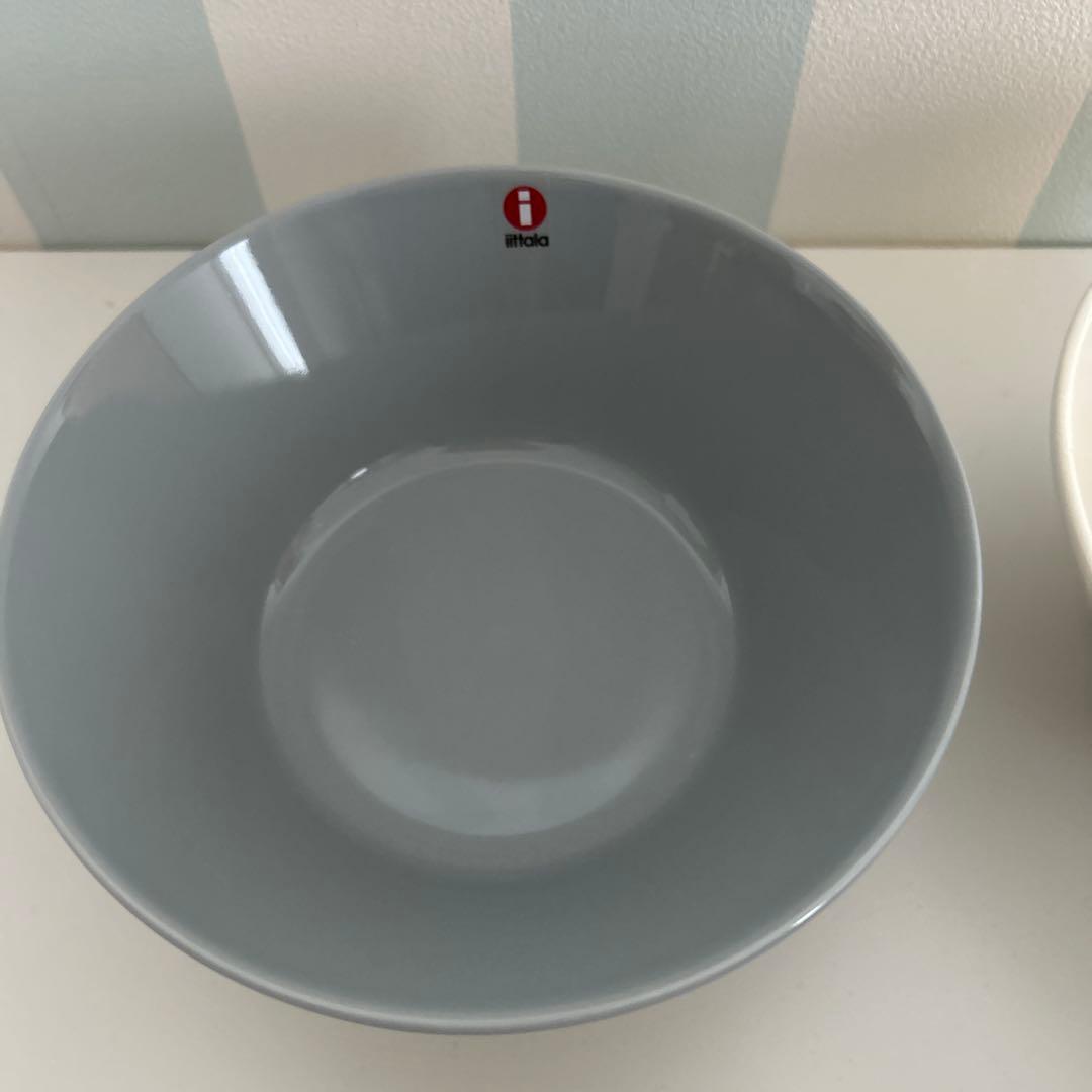 イッタラ ティーマ 15cm ボウル 4枚 ホワイト パールグレー