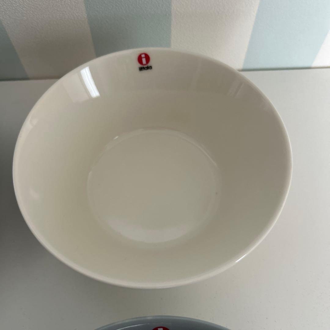 イッタラ ティーマ 15cm ボウル 4枚 ホワイト パールグレー
