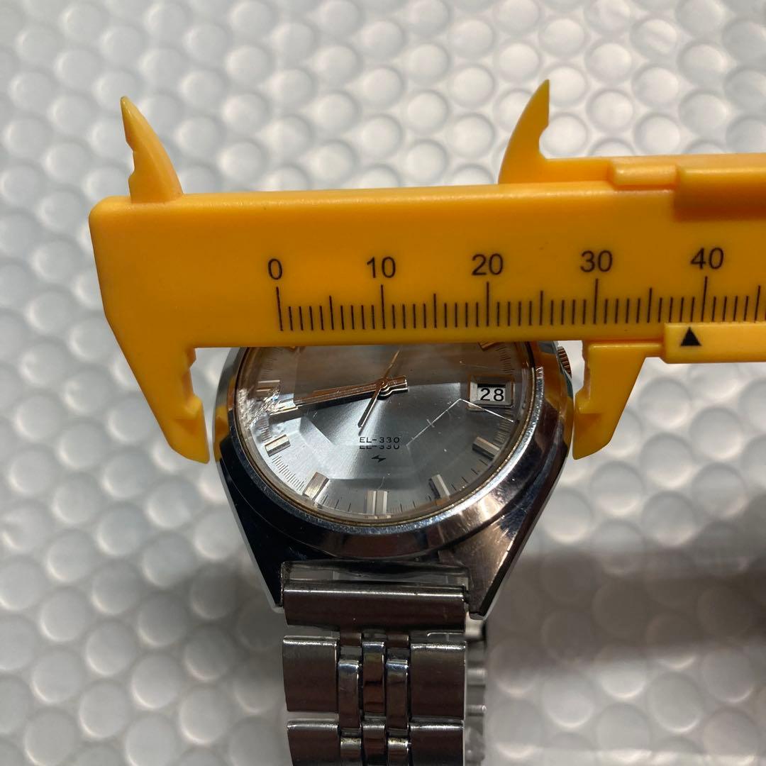 セイコー　EL 330 電磁テンプ式　カットガラス