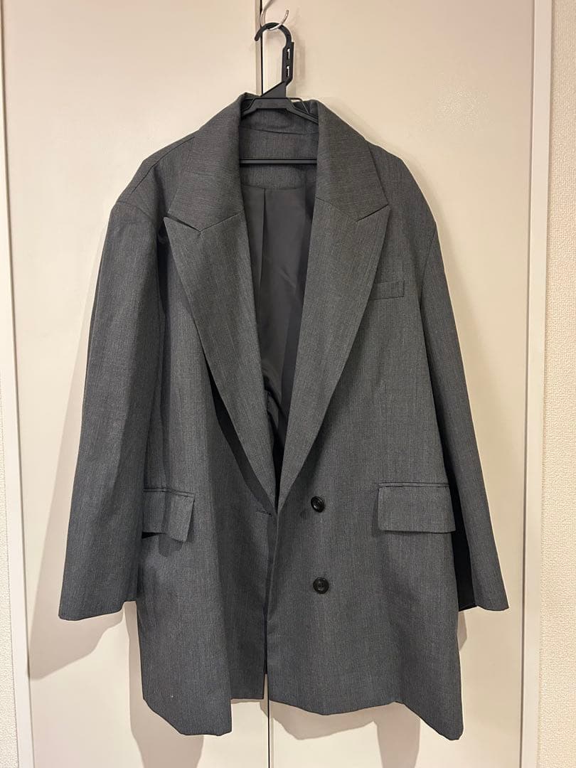 【MAISON SPECIAL】オーバーサイズテーラードジャケット　GRY