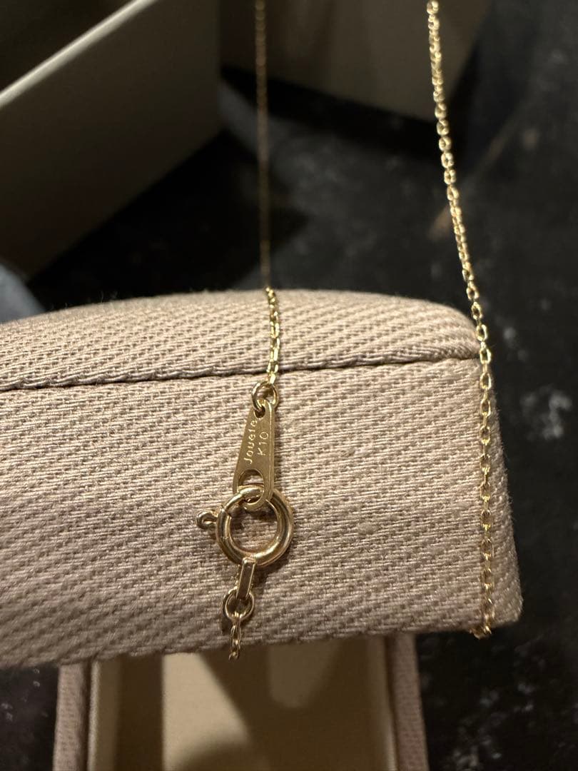 【美品】Jouete 10K イガイガネックレス