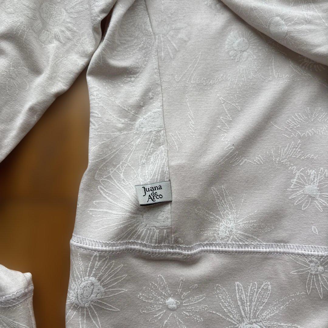 Juana de Arco 花柄フード付きパーカー