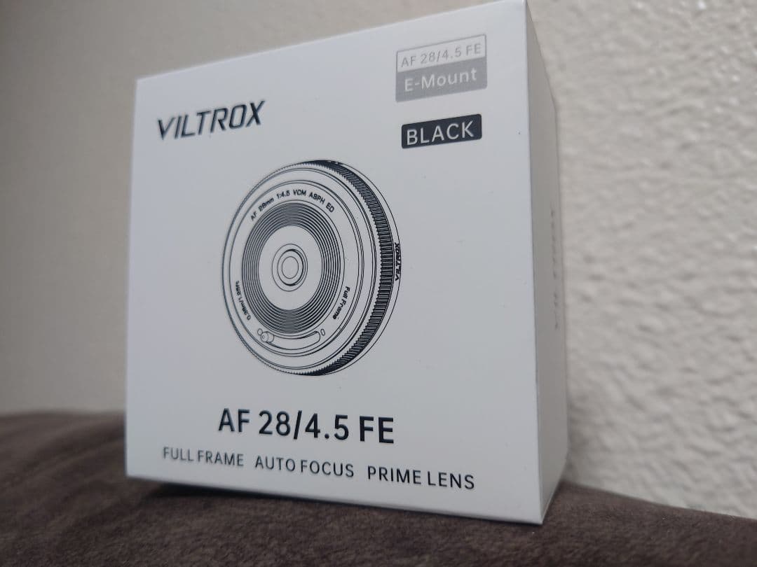 VILTROX 28mm F4.5 Eマウント【室内試撮のみ、ほぼ未使用品】