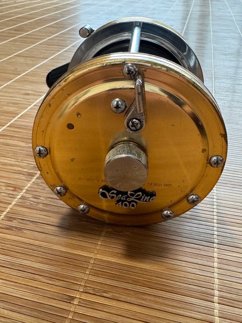 シーライン400 左ハンドル ダイワ DAIWA 中古 レア 金色