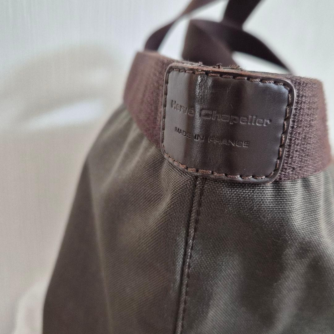 エルベシャプリエ Herve Chapelier 725C(トートL)モカ×モカ