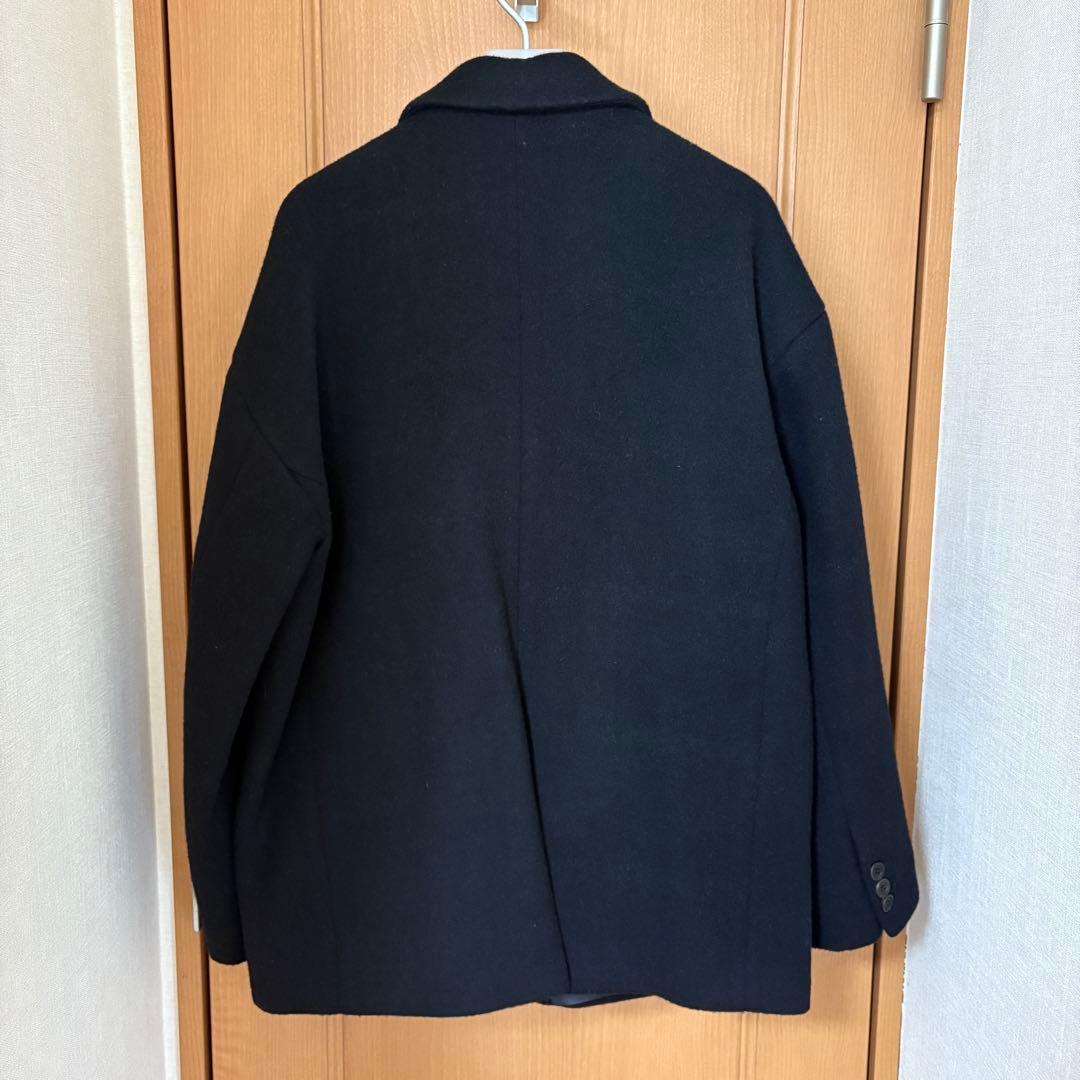 ジャケット・アウター HAUSWOMEN Angora oversized jacket black