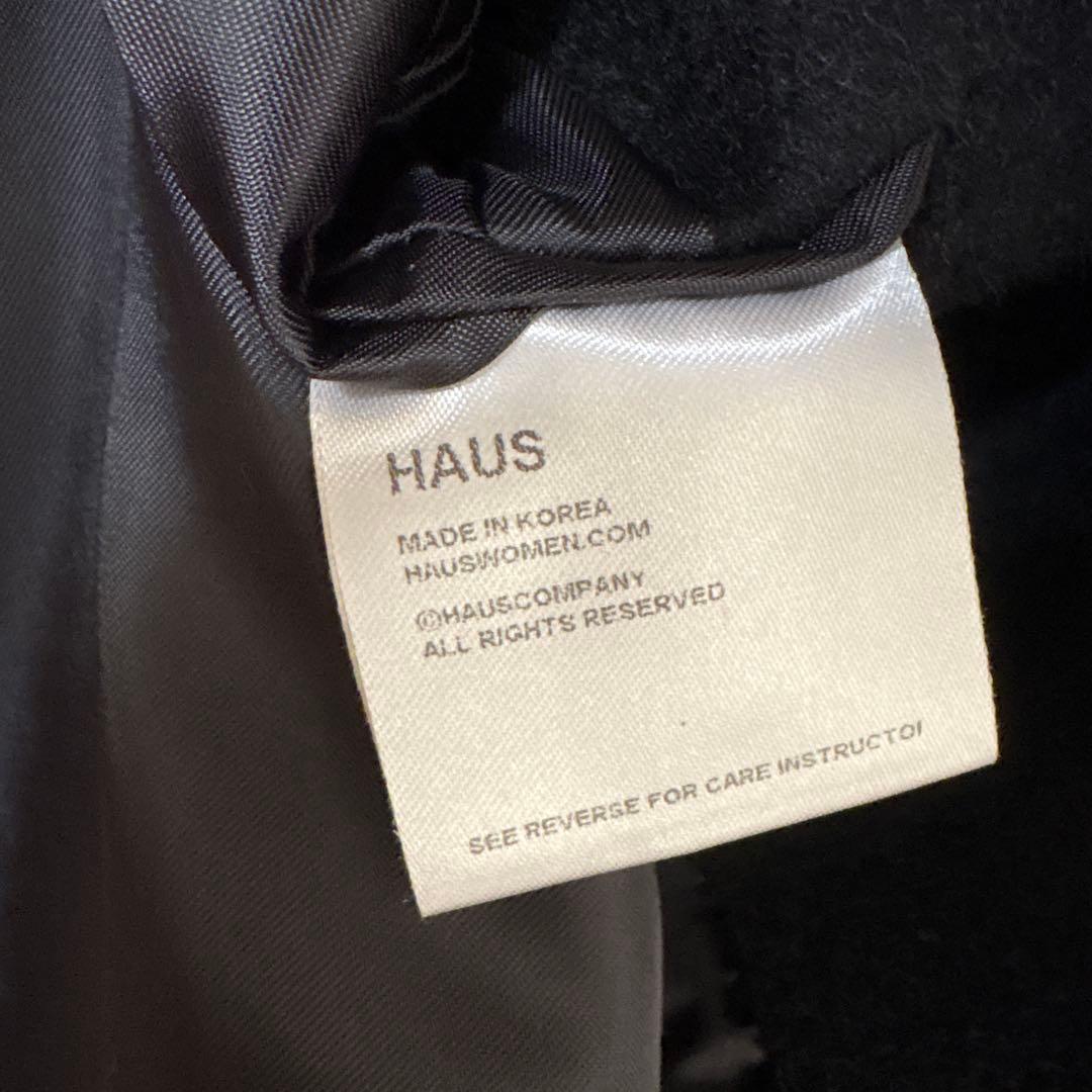 ジャケット・アウター HAUSWOMEN Angora oversized jacket black