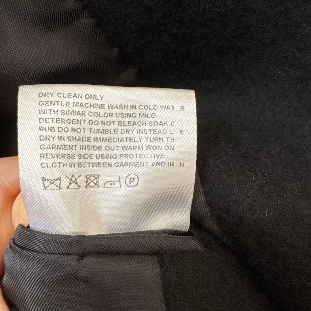 ジャケット・アウター HAUSWOMEN Angora oversized jacket black