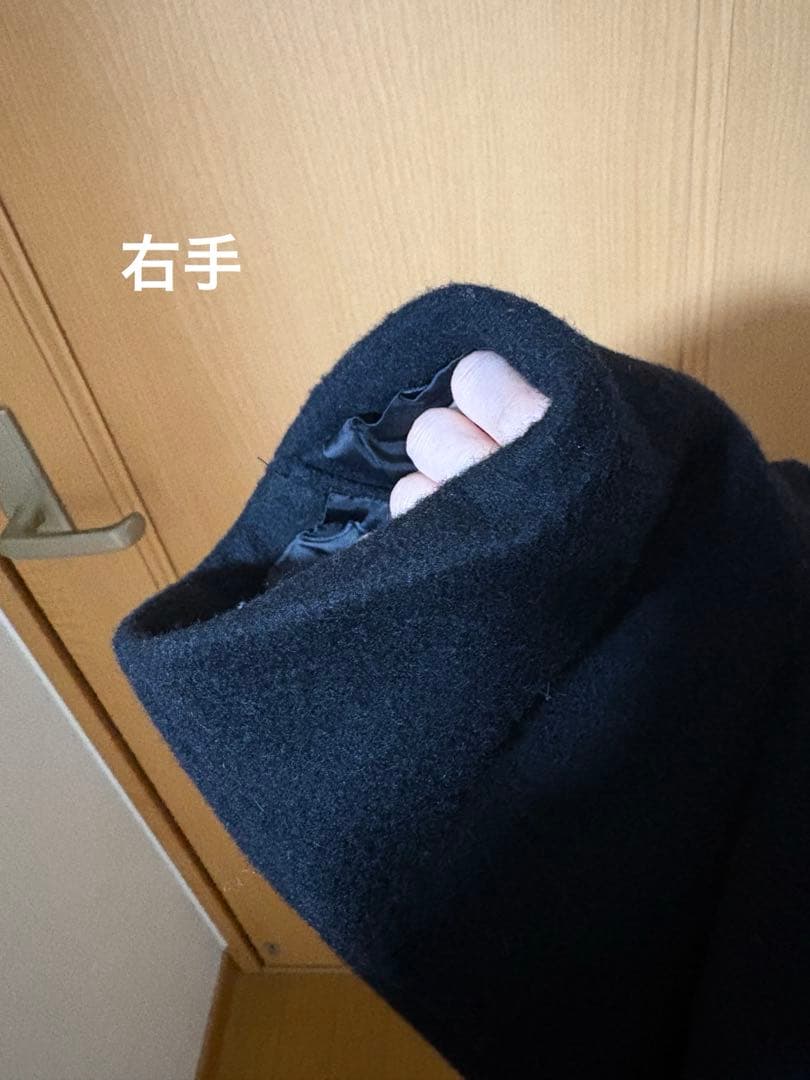 ジャケット・アウター HAUSWOMEN Angora oversized jacket black