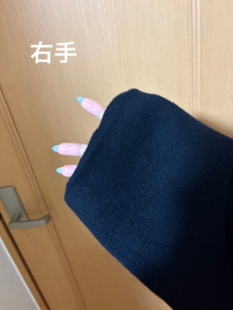 ジャケット・アウター HAUSWOMEN Angora oversized jacket black