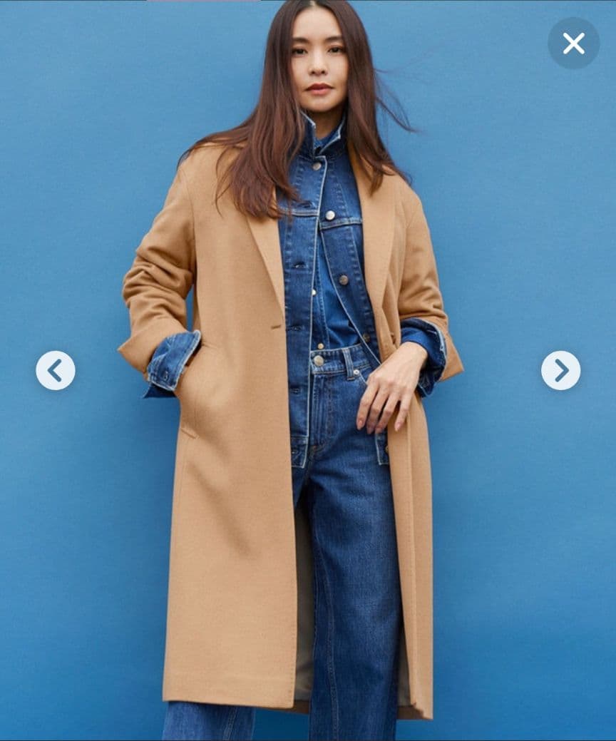 23区　ウールカシミヤビーバーチェスターコート　新品　CLASSY掲載　タキマキ