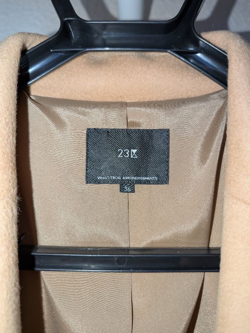 23区　ウールカシミヤビーバーチェスターコート　新品　CLASSY掲載　タキマキ