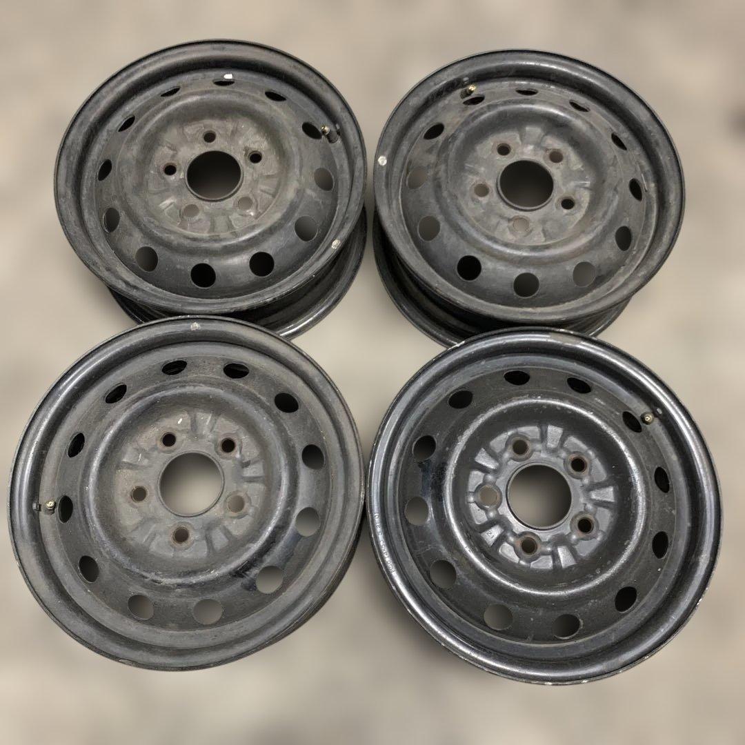 14インチ スチールホイール 4本セット （青680）