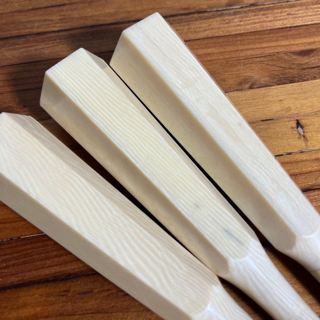 三味線用 糸巻き（素六型）7本セット 黒檀製 ミックス