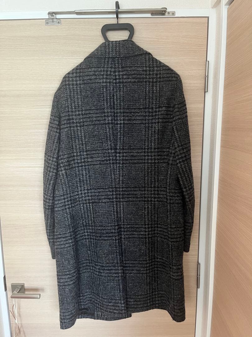 VITALE BARBERIS CANONICOダブルブレストウールコート