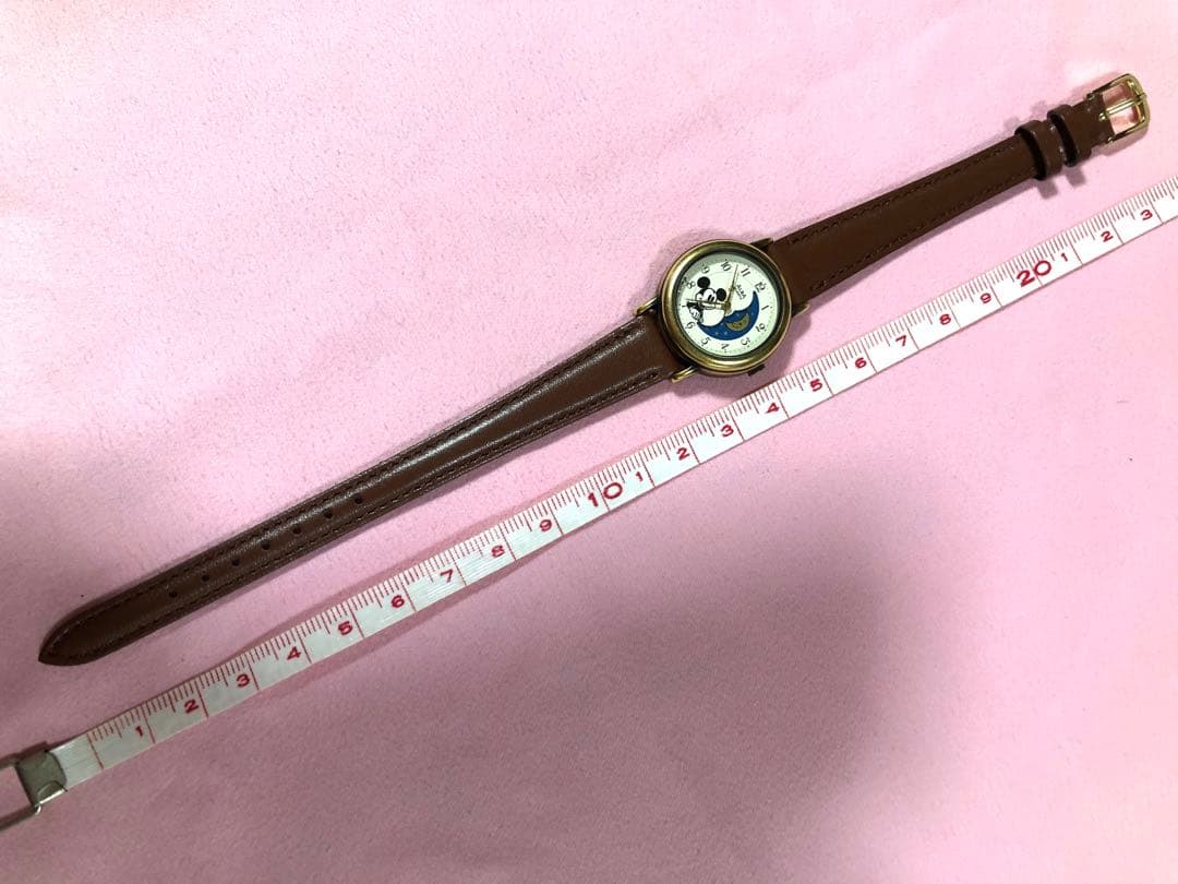 激レア　SEIKO ALBA ミッキーマウス　サン&ムーンフェイズ　稼働