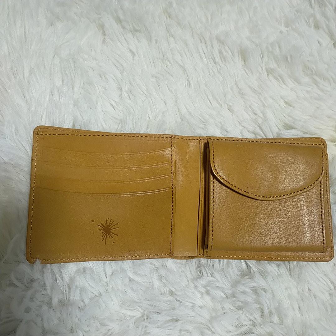 レア　美品　ミハラヤスヒロ　 炙り出し　財布　キャメル　mihara