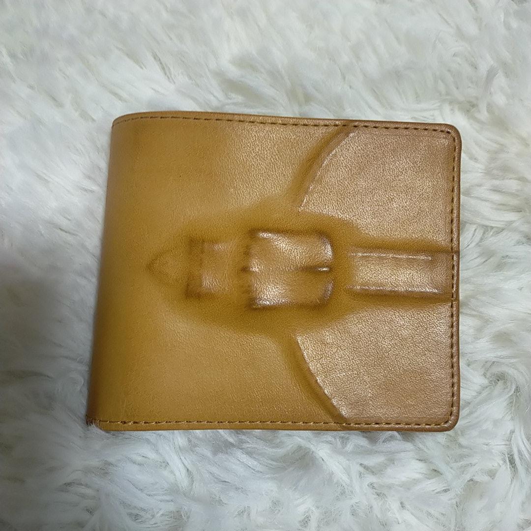 レア　美品　ミハラヤスヒロ　 炙り出し　財布　キャメル　mihara