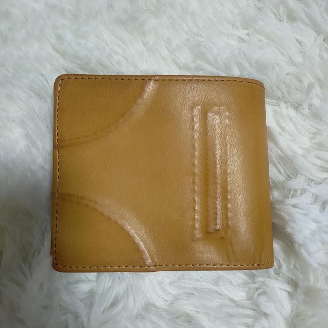 レア　美品　ミハラヤスヒロ　 炙り出し　財布　キャメル　mihara
