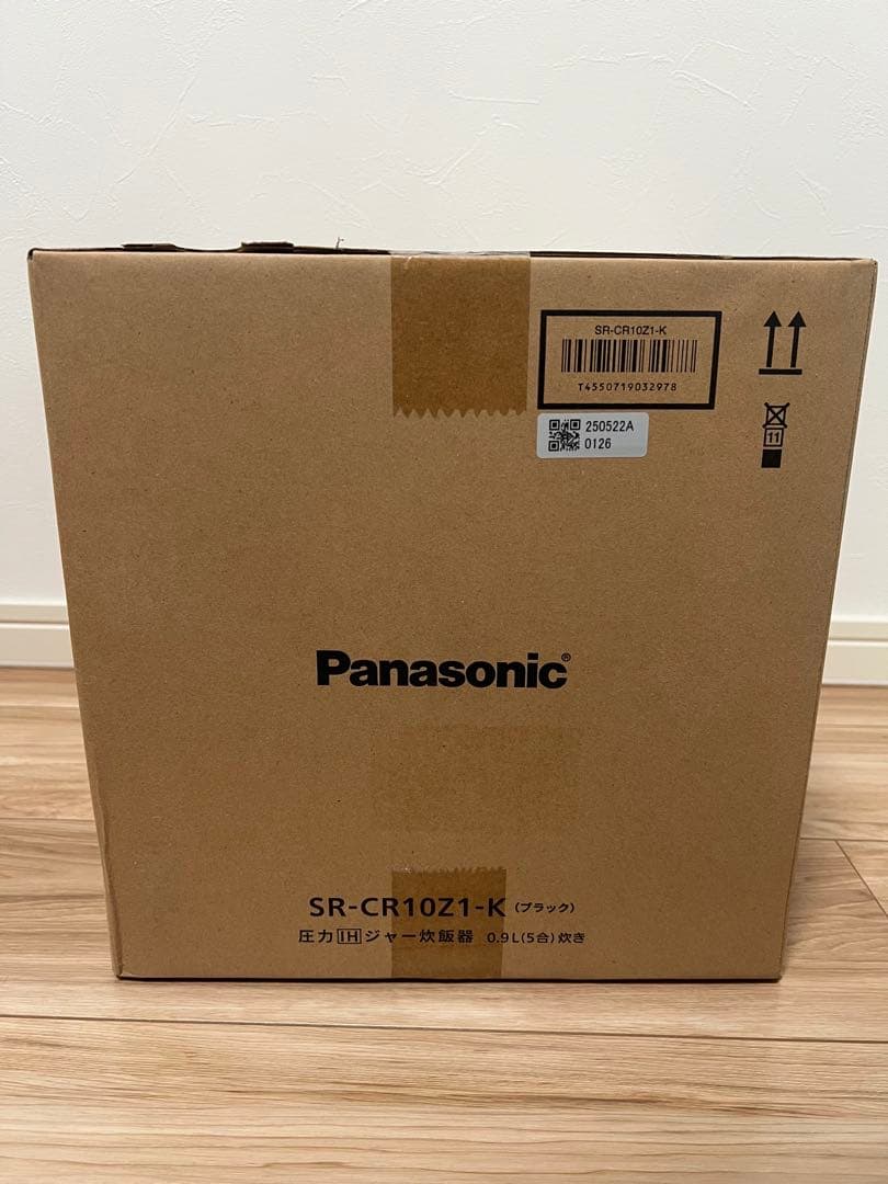 【未開封】Panasonic SR-CR10Z1-K 圧力IHジャー炊飯器5合炊