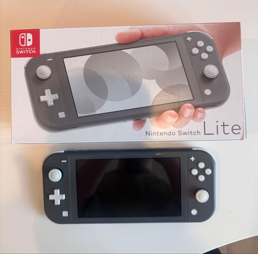 【おはな】Nintendo Switch Lite グレー 本体