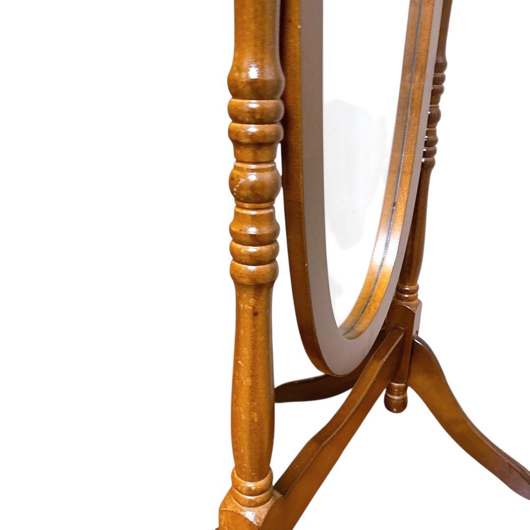 ヴィンテージ 姿見 オーバル スタンドミラー アンティーク　レトロ　ビンテージ