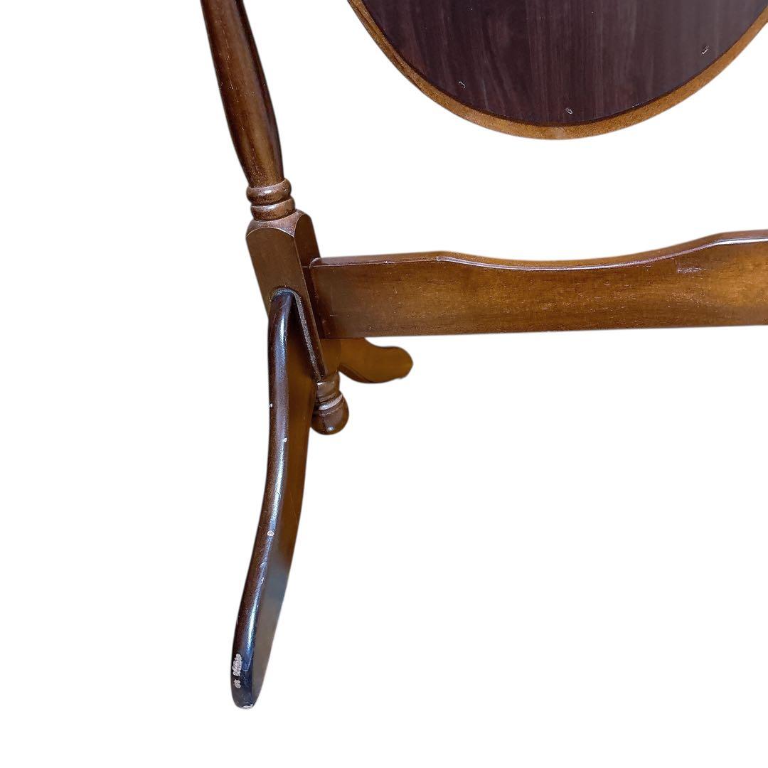 ヴィンテージ 姿見 オーバル スタンドミラー アンティーク　レトロ　ビンテージ