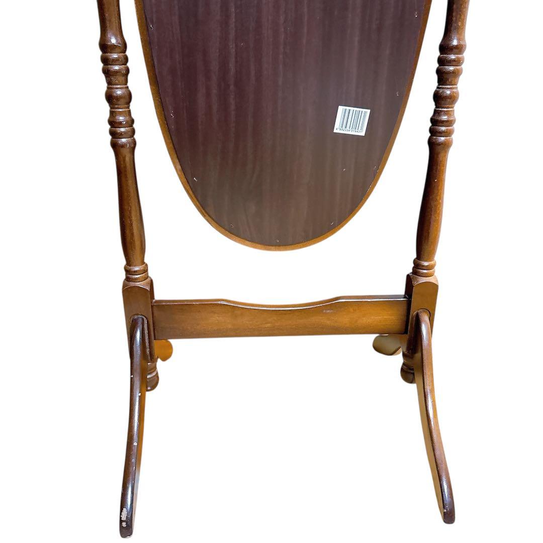 ヴィンテージ 姿見 オーバル スタンドミラー アンティーク　レトロ　ビンテージ