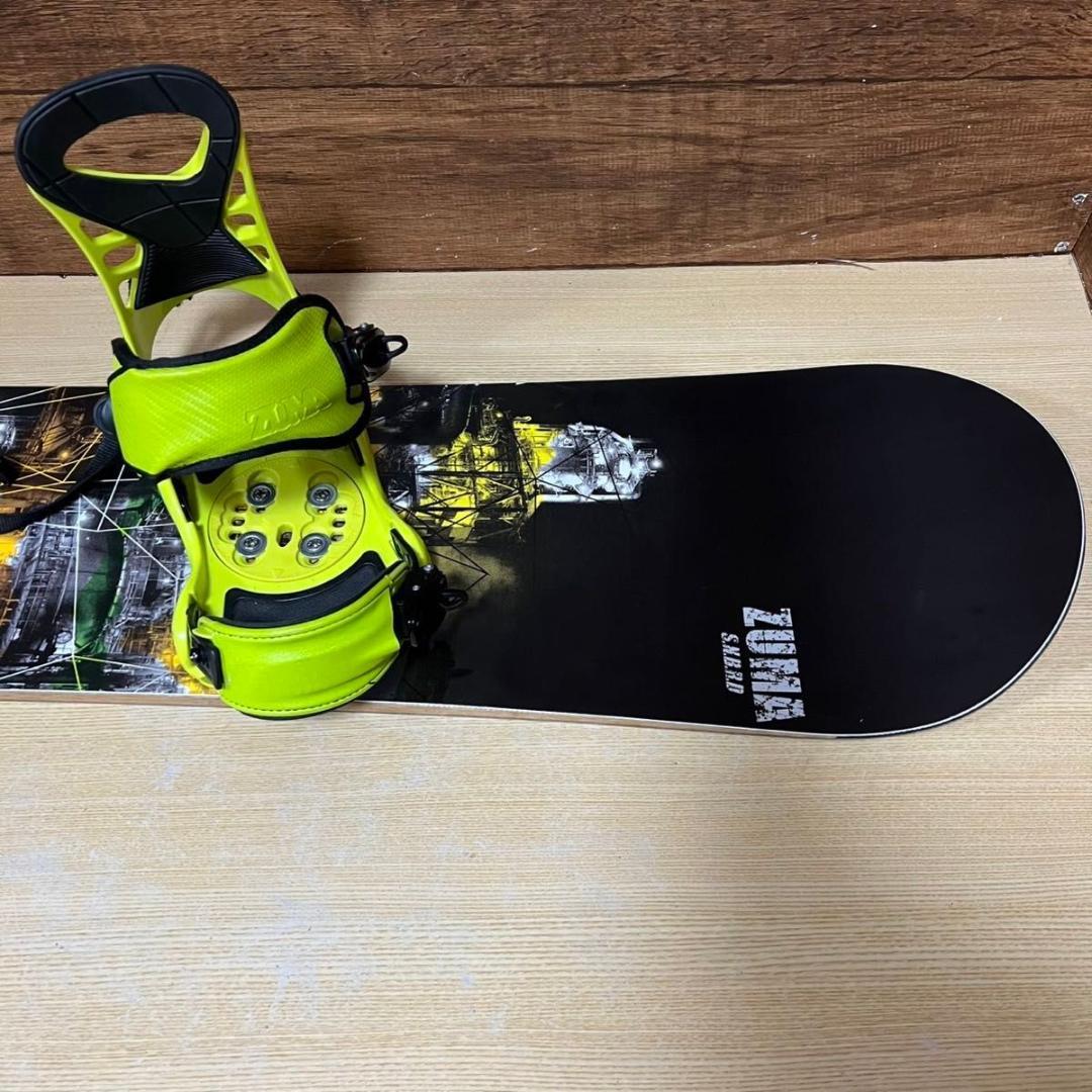 美品　初心者オススメ ZUMA ヅマ　メンズスノーボード2点 ボード 155cm