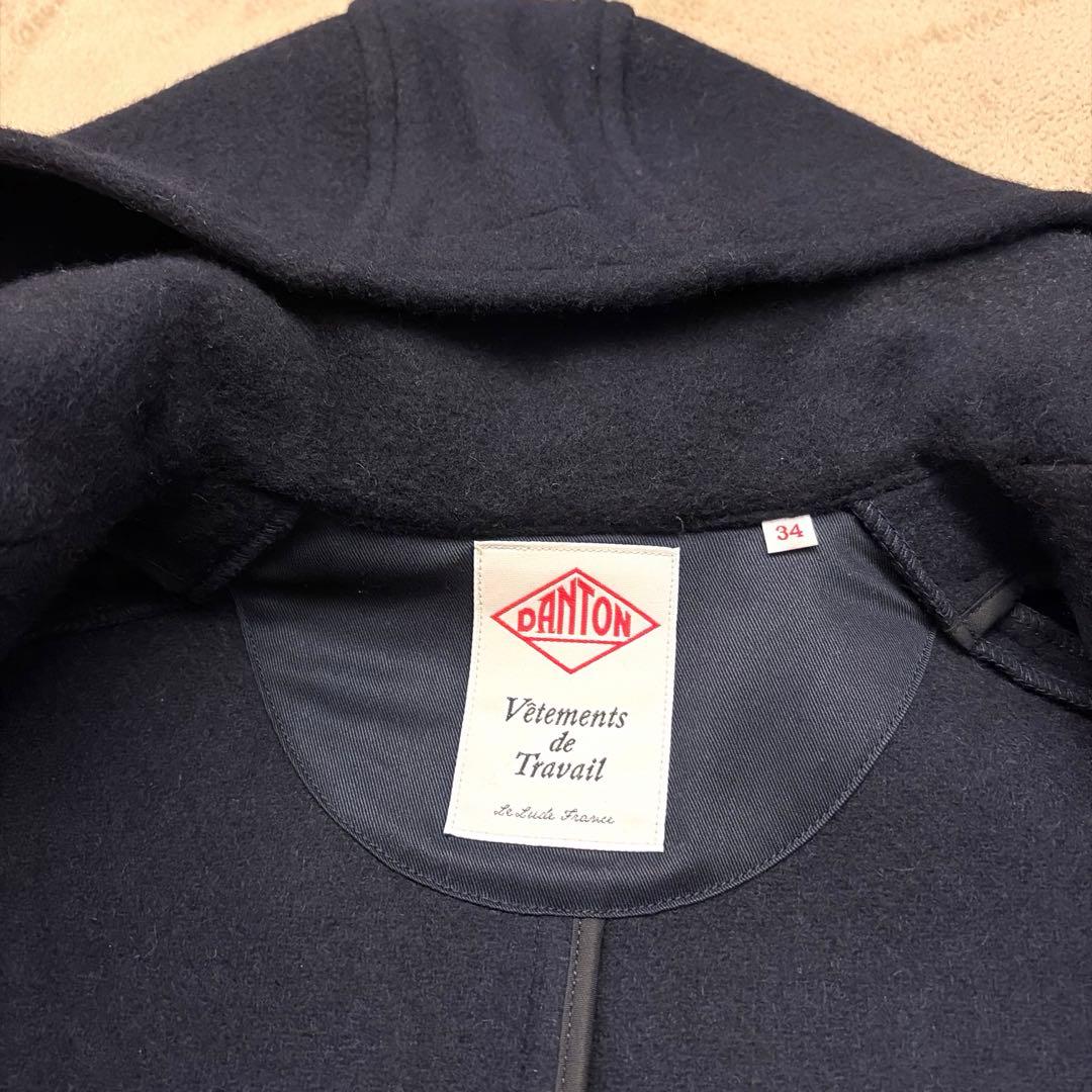 新品同様⭐︎DANTON ウールモッサ フードコート ネイビー 36