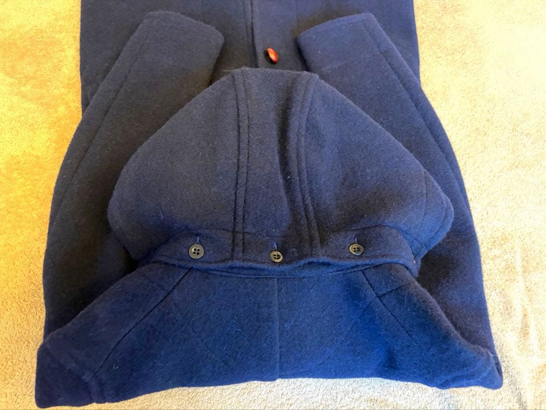 新品同様⭐︎DANTON ウールモッサ フードコート ネイビー 36