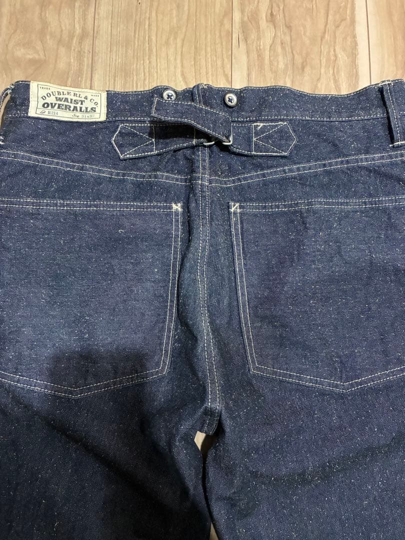 【美品】DOUBLE RL デニムワークパンツR214 31x32