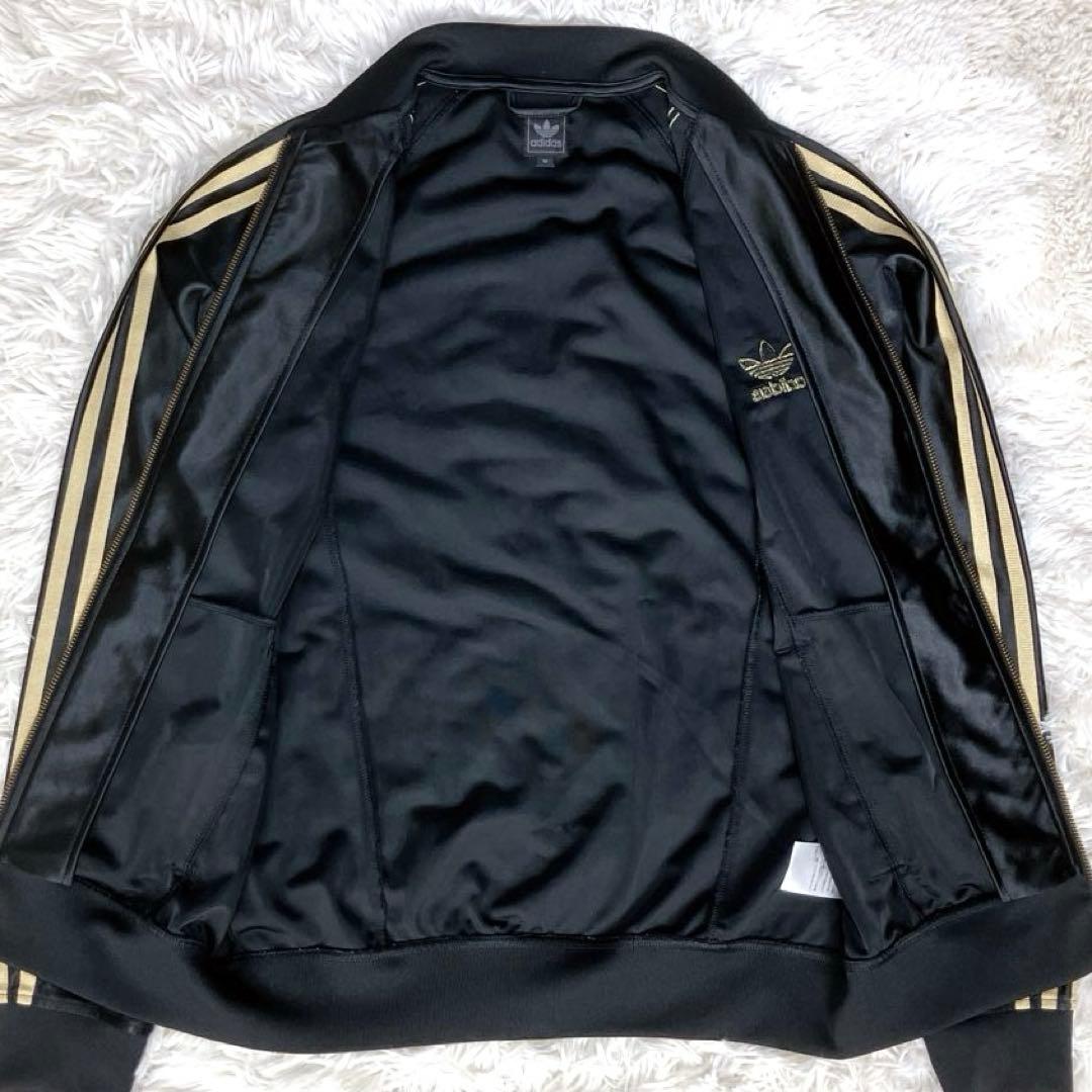 ✨極美品 アディダス セットアップ ジャージ 80s ATP復刻 黒 金 メンズ