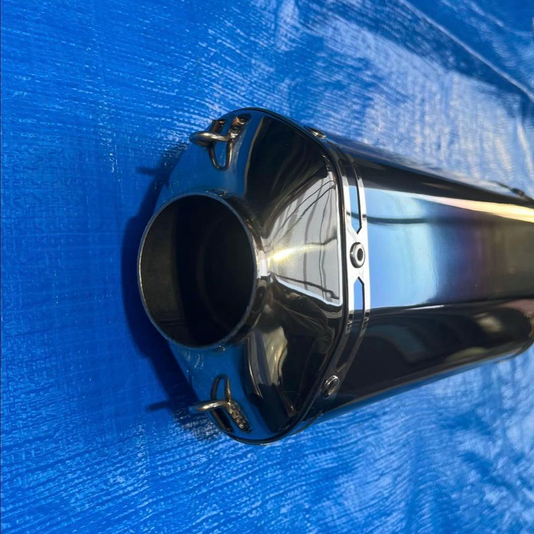 太*り様 NINJA1000SX ツインエンド　チタン　スリップオンマフラー